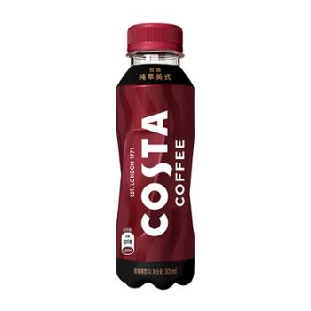 可口可乐 COSTA咖啡世家即饮咖啡 纯萃美式 300ml*15瓶