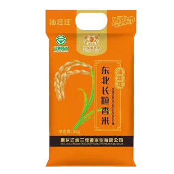 油汪汪 东北长粒香米 新米 5kg/袋