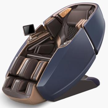 荣泰 家用全自动太空豪华舱多功能电动柔性导轨智能按摩椅 RT8900蓝色