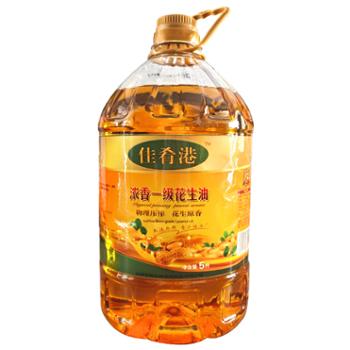 一心一田 佳肴港浓香一级花生油5L装/桶 5L/桶