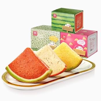 a1 夹馅水果吐司 西瓜火龙果哈密瓜口味可选 营养早餐面包 480g/箱 两箱/三箱