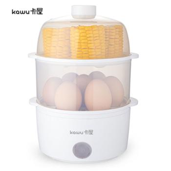 kawu卡屋 煮蛋器一键快蒸煮 蒸煮热通用 煮14个鸡蛋 PA-613