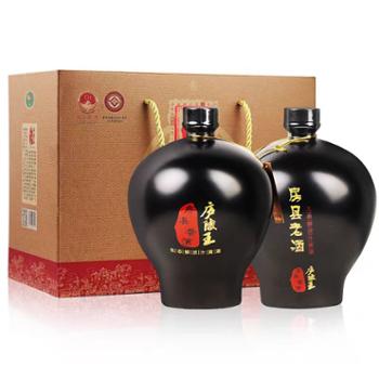 庐陵王 房县鲜洑汁黄酒 工匠叁号 12度 礼盒坛装 1500ML*2坛