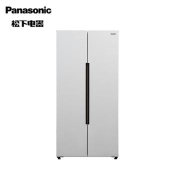 松下/Panasonic 570升 超薄机身 顶置压缩机 银离子kang菌除异味 风冷无霜 对开门冰箱 二级能效 NR-B581WM-W