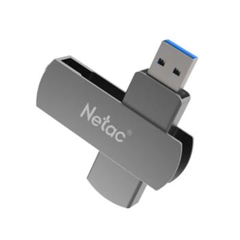 朗科 U盘 带指示灯金属旋转 U681 优盘USB3.0 64GB