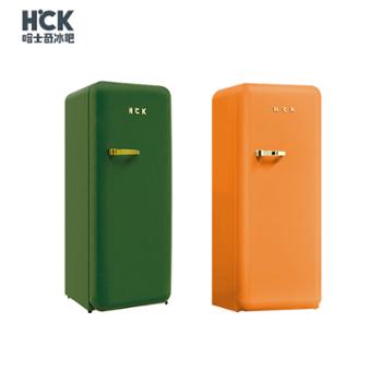 哈士奇/HCK 冰箱 281升高级烤漆圆弧单门冷冻冷藏冰柜 BC-330RDE 一级能效