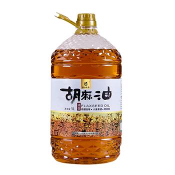 陇上农庄 清香胡麻油 食用油 5L