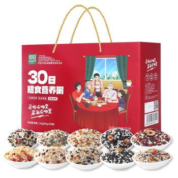 过湾 30日膳食营养粥 （80g*30袋）共2.4kg