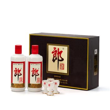 郎 郎牌郎酒双瓶礼盒 53度酱香型白酒 500ml*2