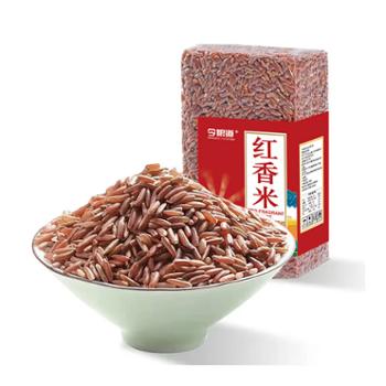今粮道 红米红软米农家自种食用大米五谷杂粮红大米香米 450g
