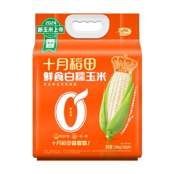 十月稻田 鲜食白糯玉米 1.56kg（260gX6）