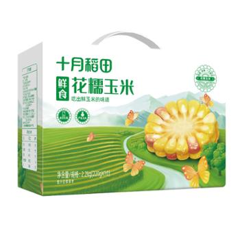 十月稻田 鲜食花糯玉米 2.2kg（220g*10）