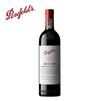 Penfolds 奔富BIN407澳洲原瓶进口赤霞珠干红葡萄酒 750ml单支