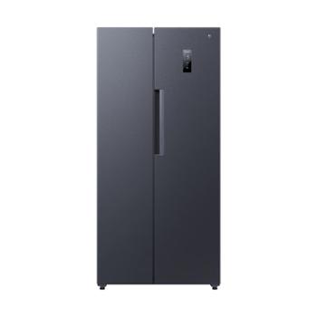 小米冰箱456L 米家出品对开门大容量家用冰箱双开门双变频节能61cm嵌入超薄机身 墨羽岩BCD-456WMEA