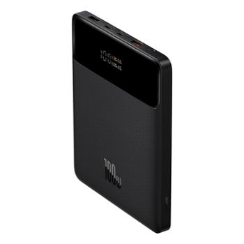 倍思 Blade大功率数显快充移动电源20000mAh 100W 黑色