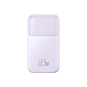 倍思 明电 双线数显快充移动电源 10000mAh 22.5W 星云紫