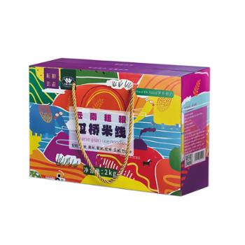 耘耕云品 黑米红米紫米粗粮过桥米线 2kg