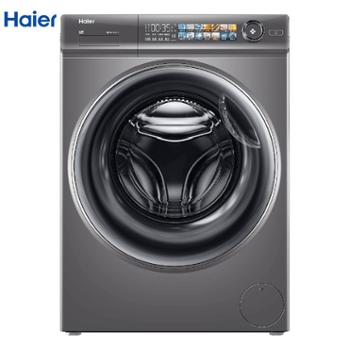 海尔/Haier 10公斤滚筒洗衣机家用全自动一级能效直驱变频精华洗2.0智能投放筒自洁智能预约除菌螨高清晶彩屏 G10058BD12S